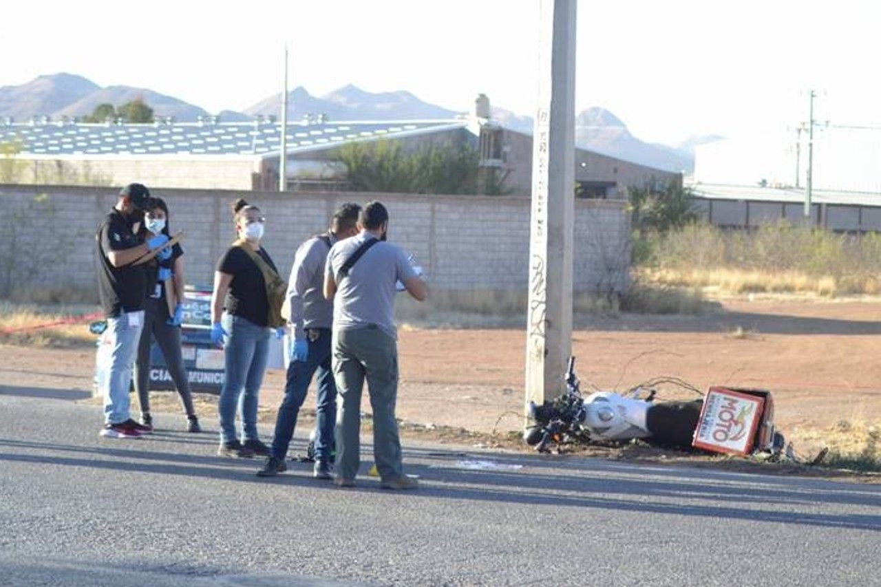 Muere Motociclista Tras Chocar Contra Poste