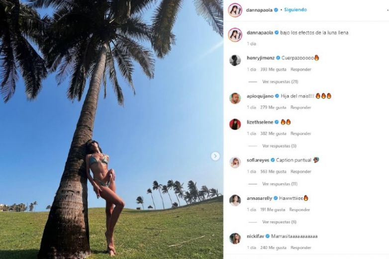 Danna Paola Enciende Las Redes Con Diminuto Bikini