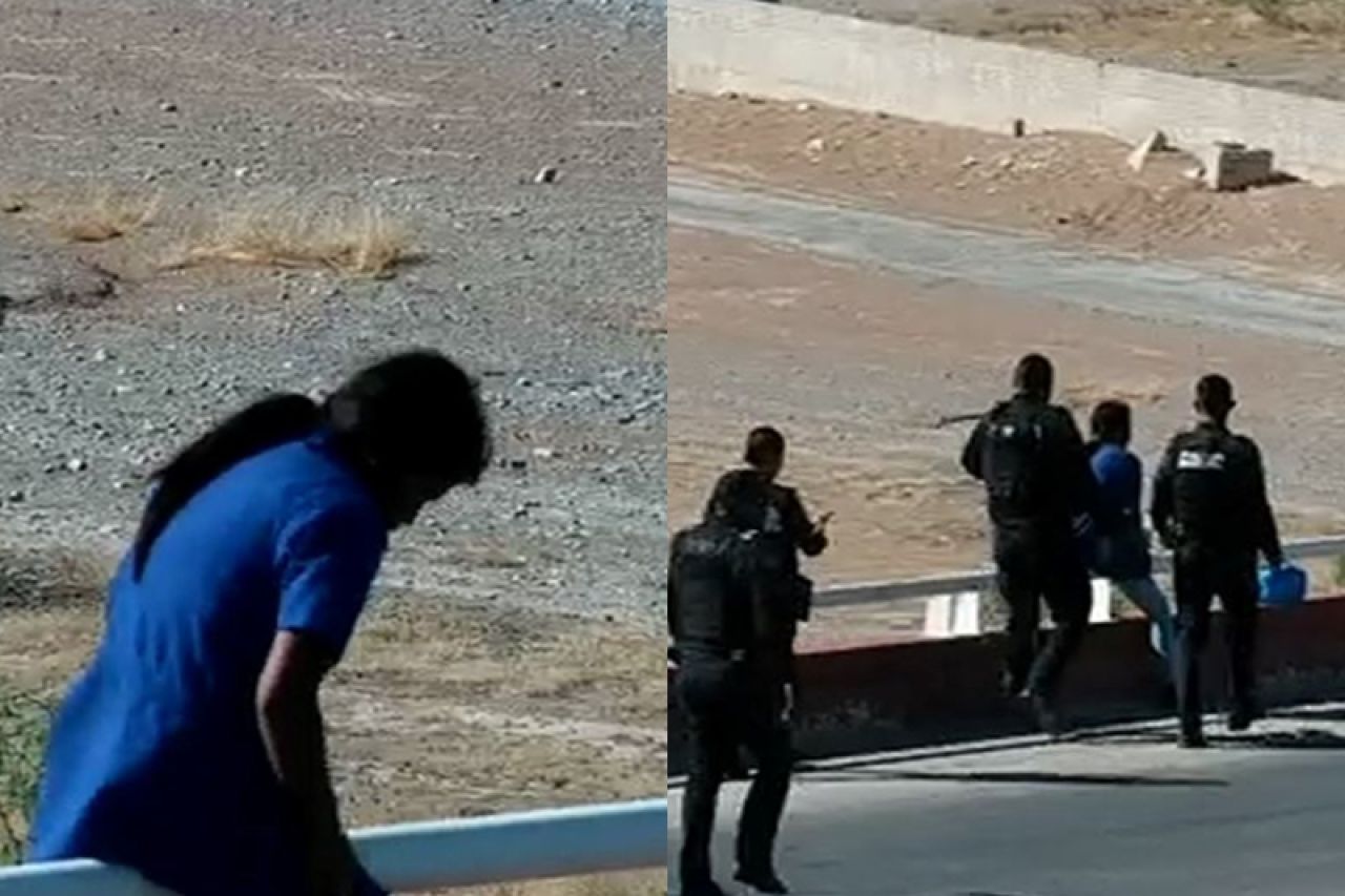 Policías evitan que mujer se arroje de puente en el Kilómetro 20