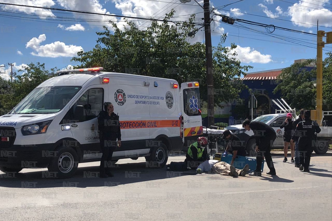 Motociclista Queda Lesionado Tras Choque En La Insurgentes