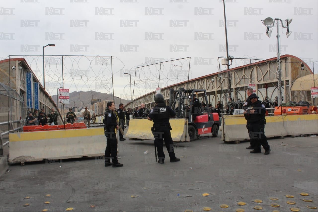 Reabren circulación vehicular en puente Paso Del Norte