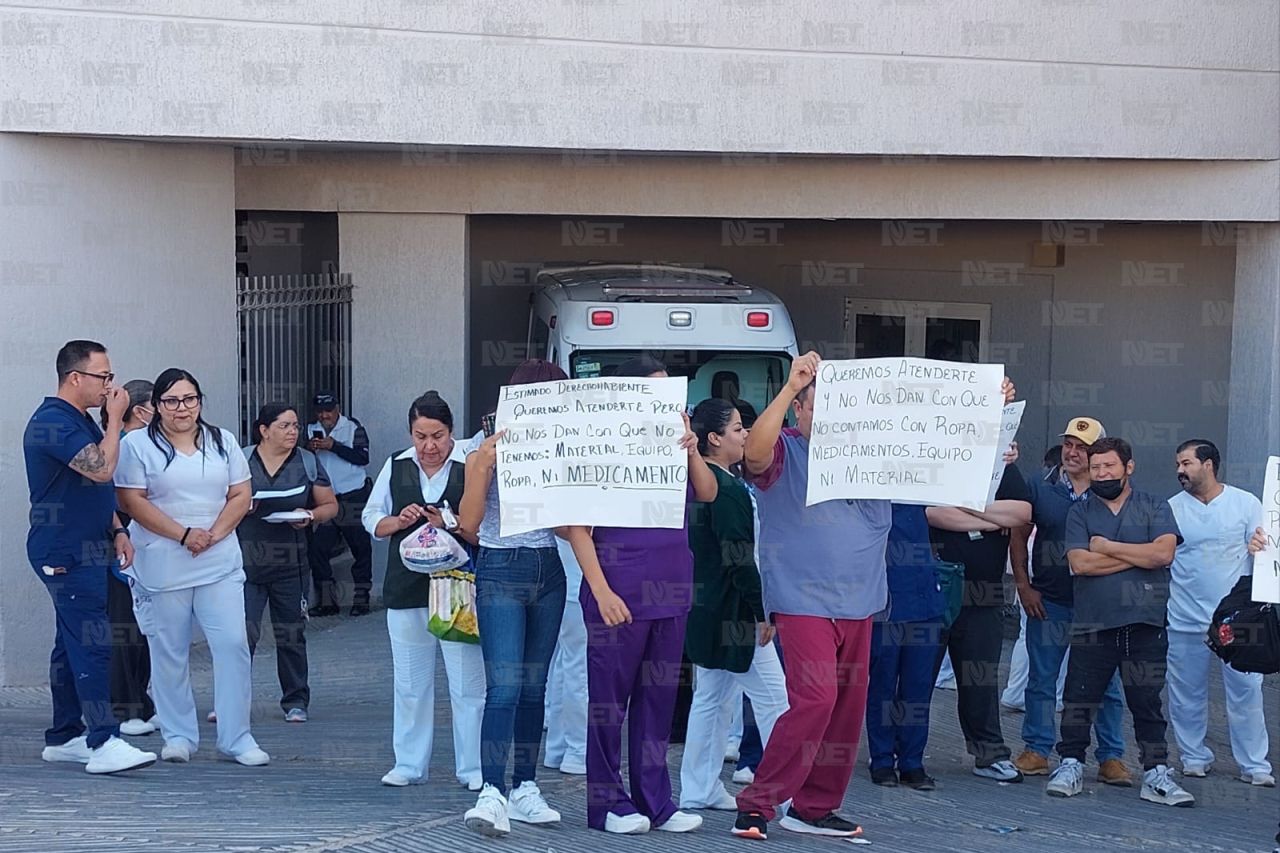 Personal De Imss Protesta Por Falta De Material Y Medicamentos