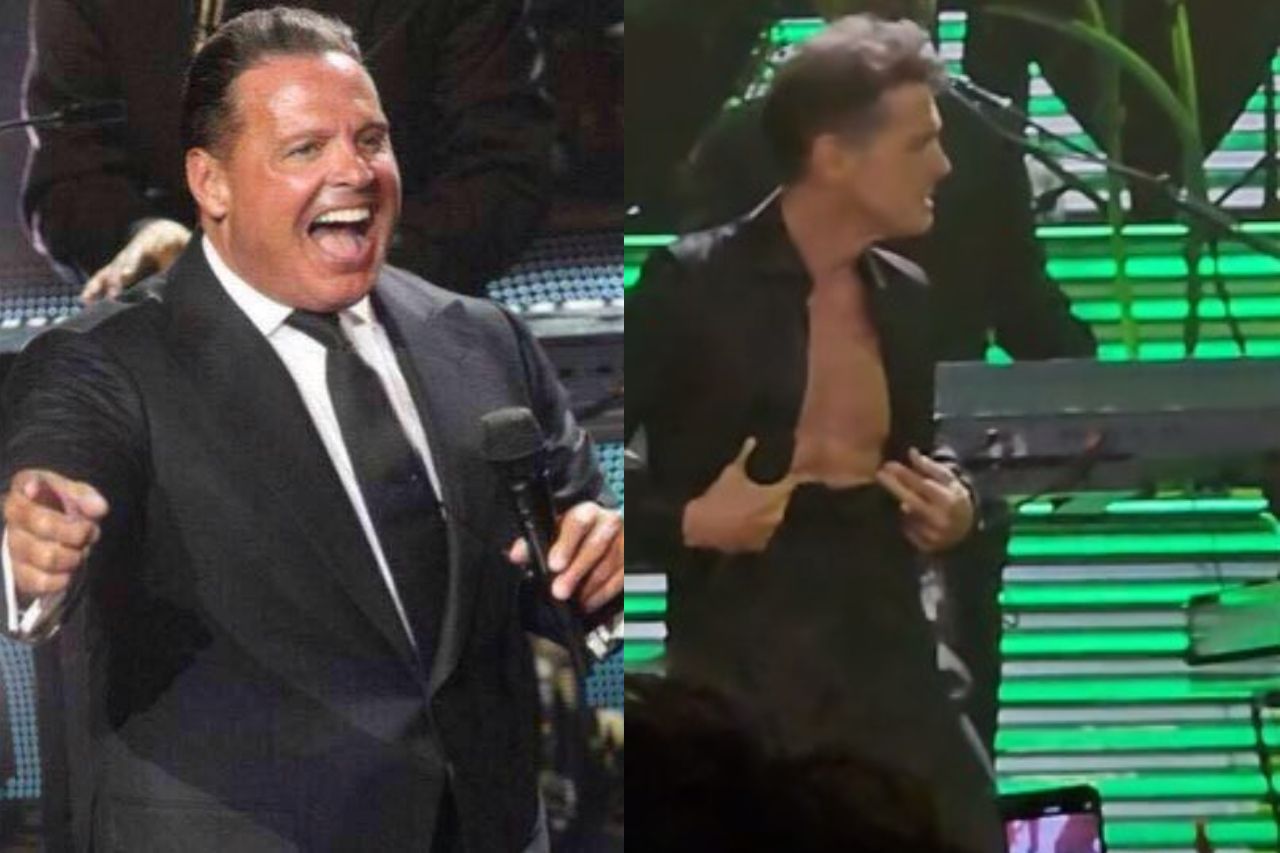 Video Luis Miguel Presume Abdomen Marcado En Concierto