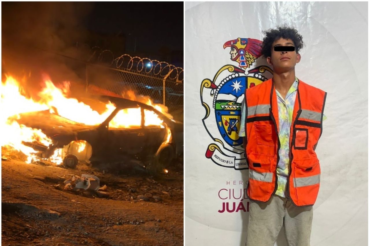 Detienen a dos jóvenes por incendiar auto en la Zapata