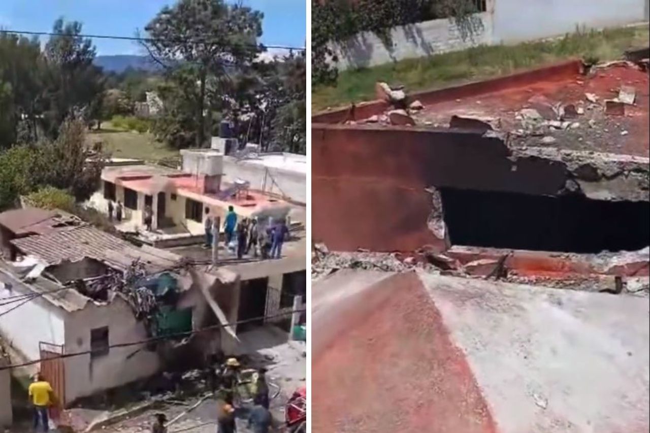 Video Cae Avioneta Sobre Una Casa En Puebla Mueren Personas