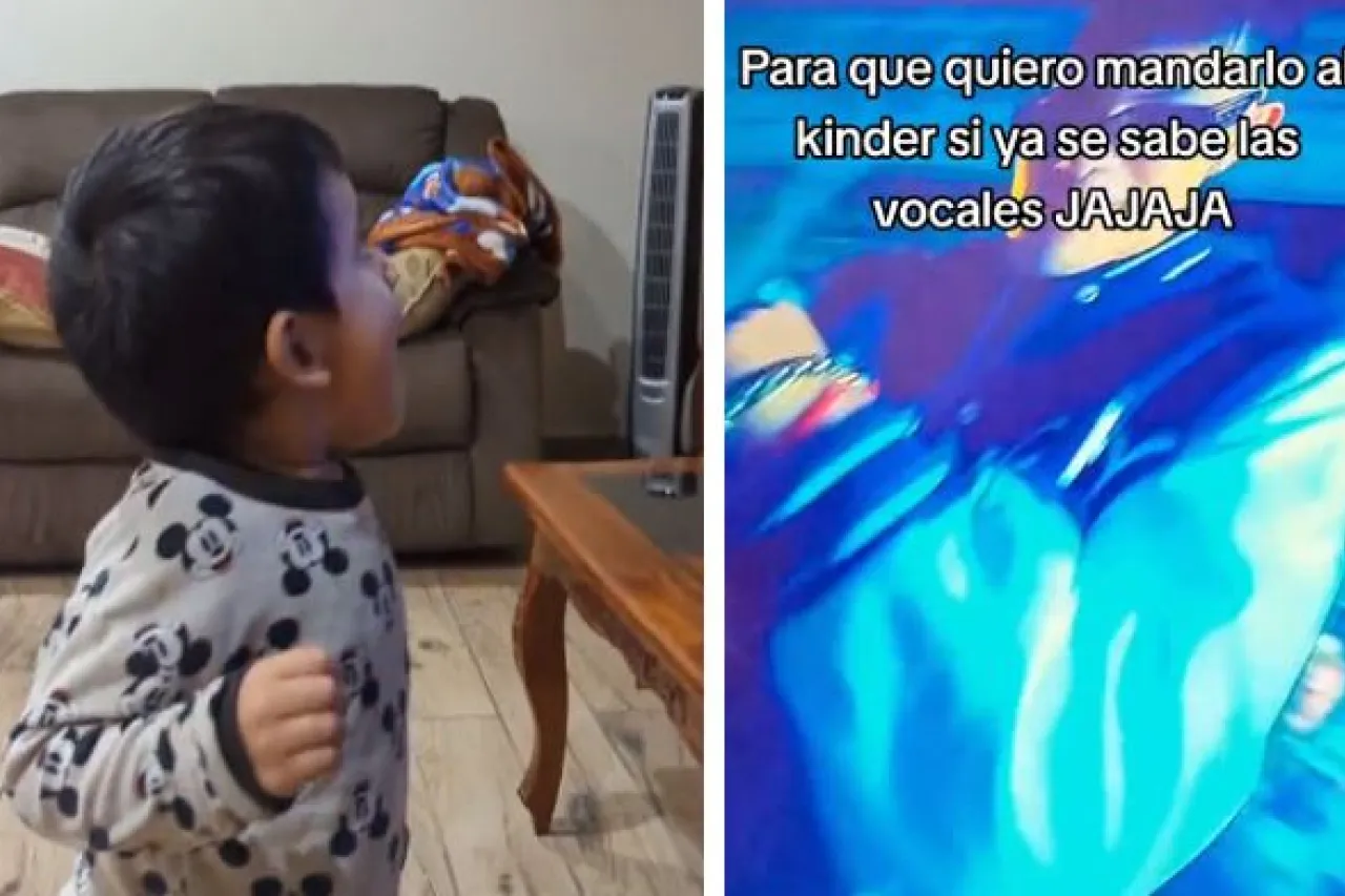 Niño aprende las vocales al ritmo del reguetón y se vuelve viral