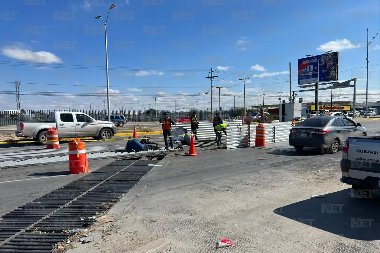 Vuelven a cerrar carril de la Tecnológico frente al Parque Central