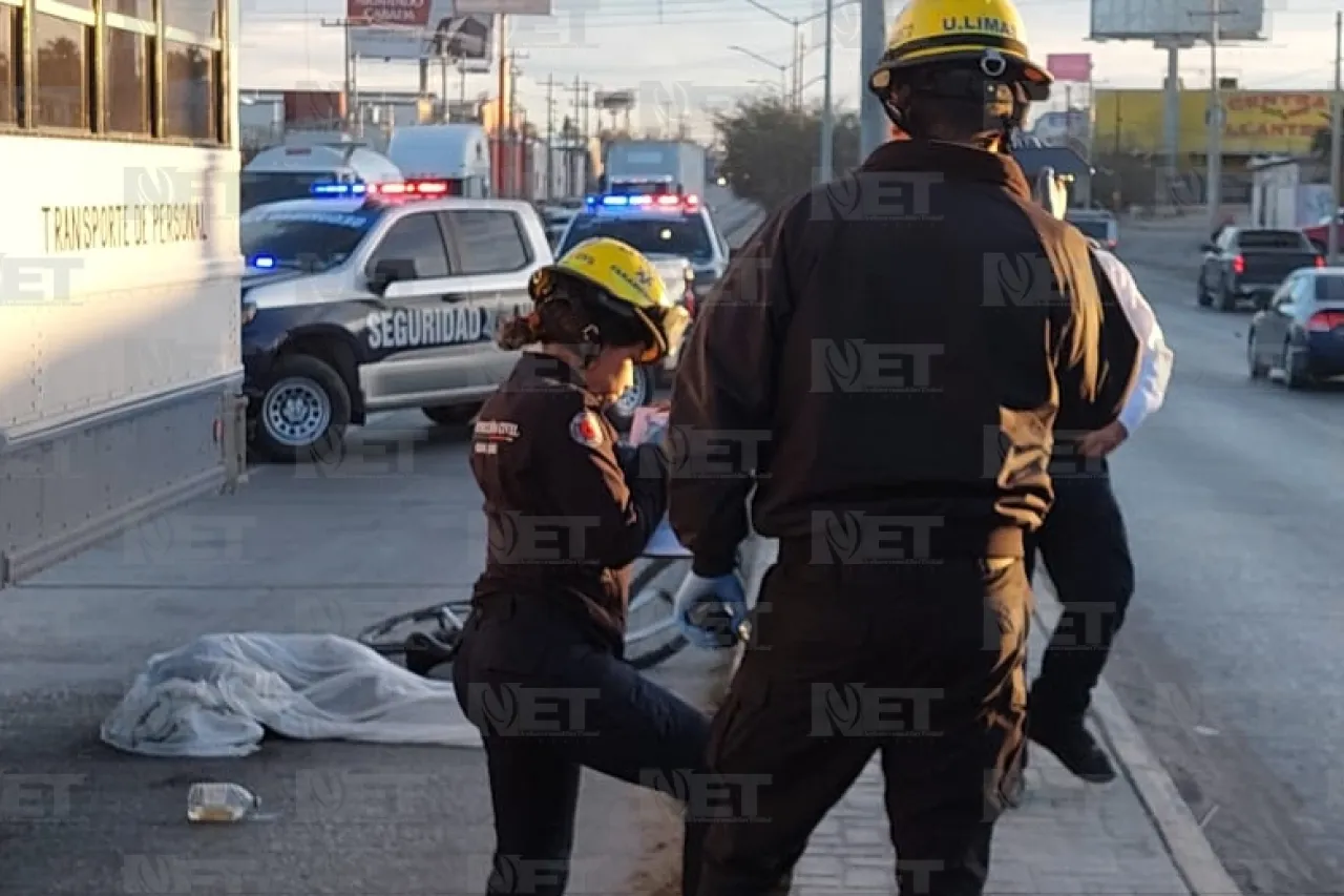 Fallece ciclista al ser atropellado en el bulevar Óscar Flores