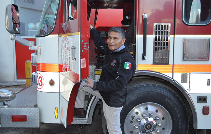 El "inge" Matamoros, de la obra civil a la obra humana