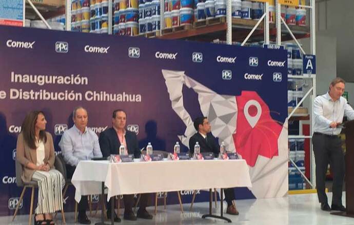 Inaugura PPG Comex su centro de distribución en Chihuahua