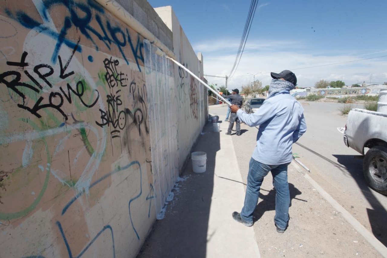 Retira Limpia 56 mil metros de grafiti sólo en Septiembre