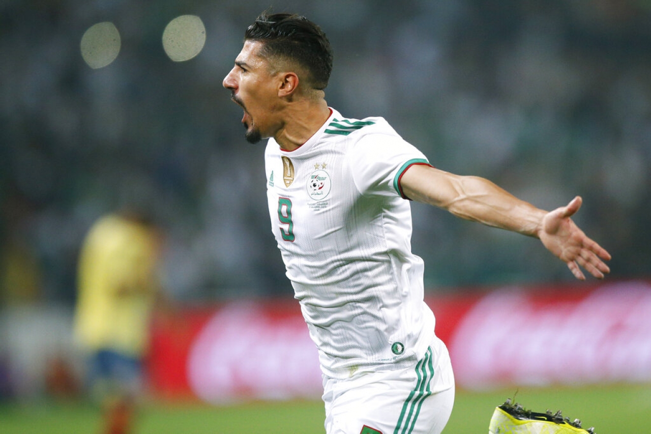 Con 2 de Mahrez, Argelia golea sorpresivamente a Colombia