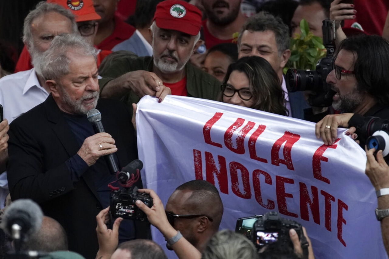 Liberación de Lula anima a la izquierda y enoja a la derecha
