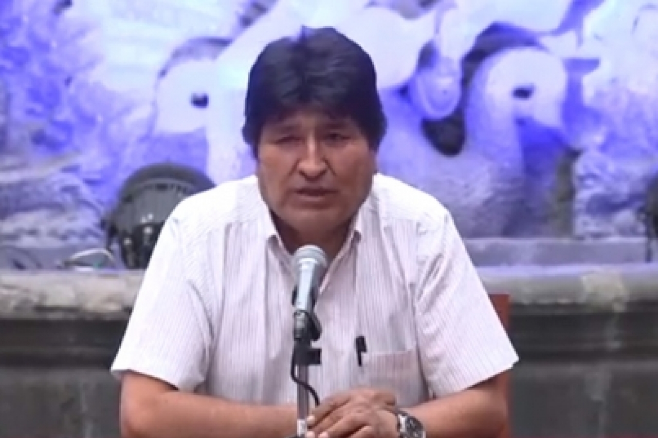 Acusa Morales intervención de Israel en Bolivia