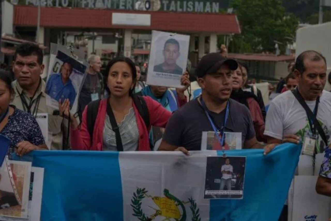 Llega a Chiapas caravana de madres de migrantes desaparecidos