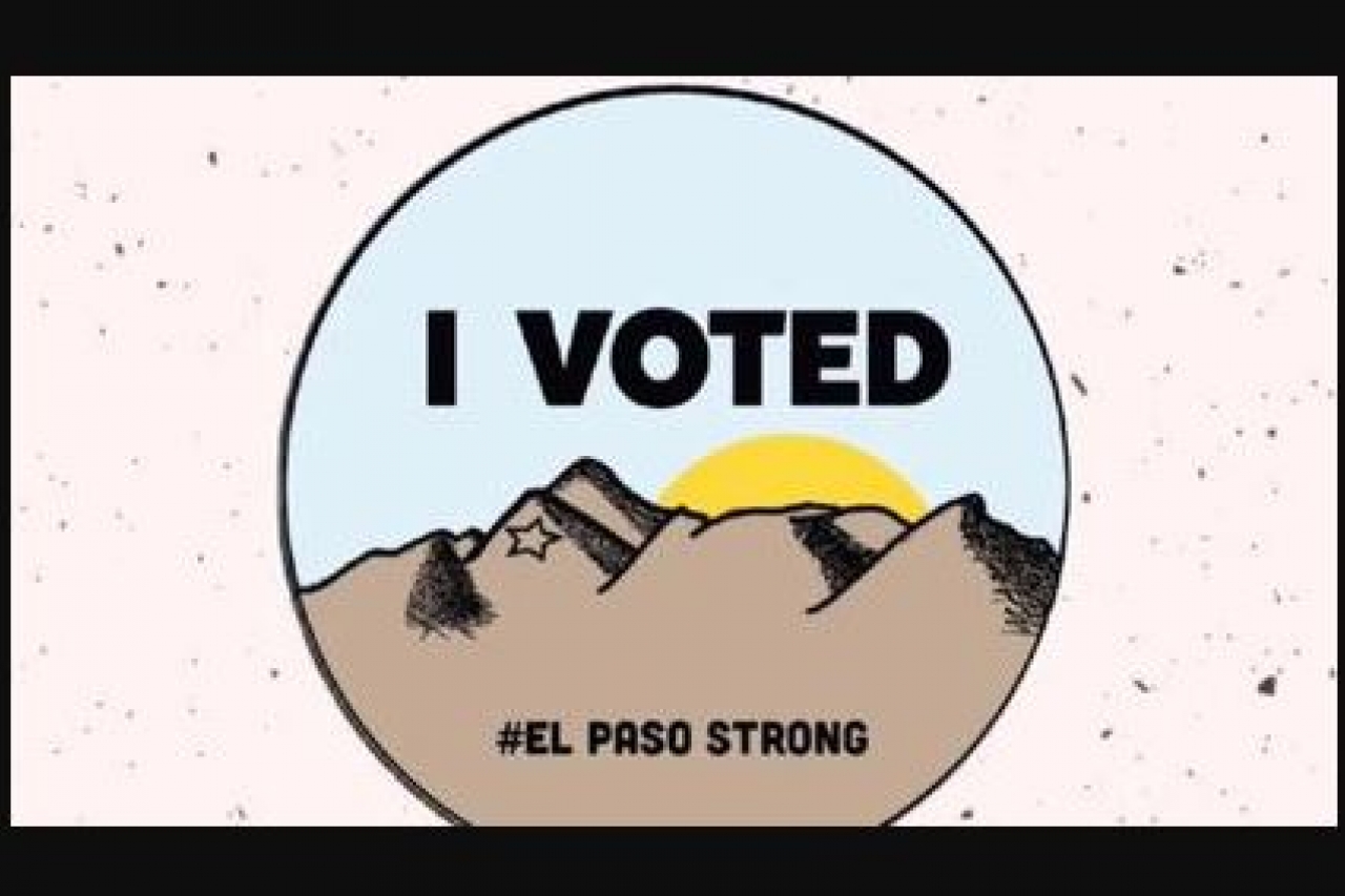 Seleccionan engomado de ‘I Voted’ para elecciones en El Paso