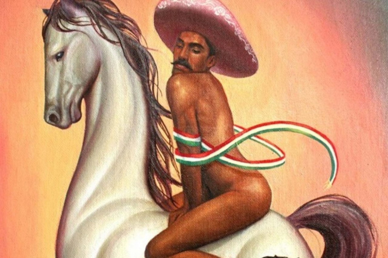 Defiende AMLO pintura de 'Zapata gay'
