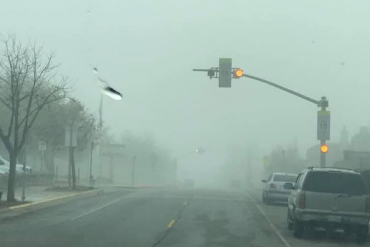 Intensa neblina se registra en El Paso