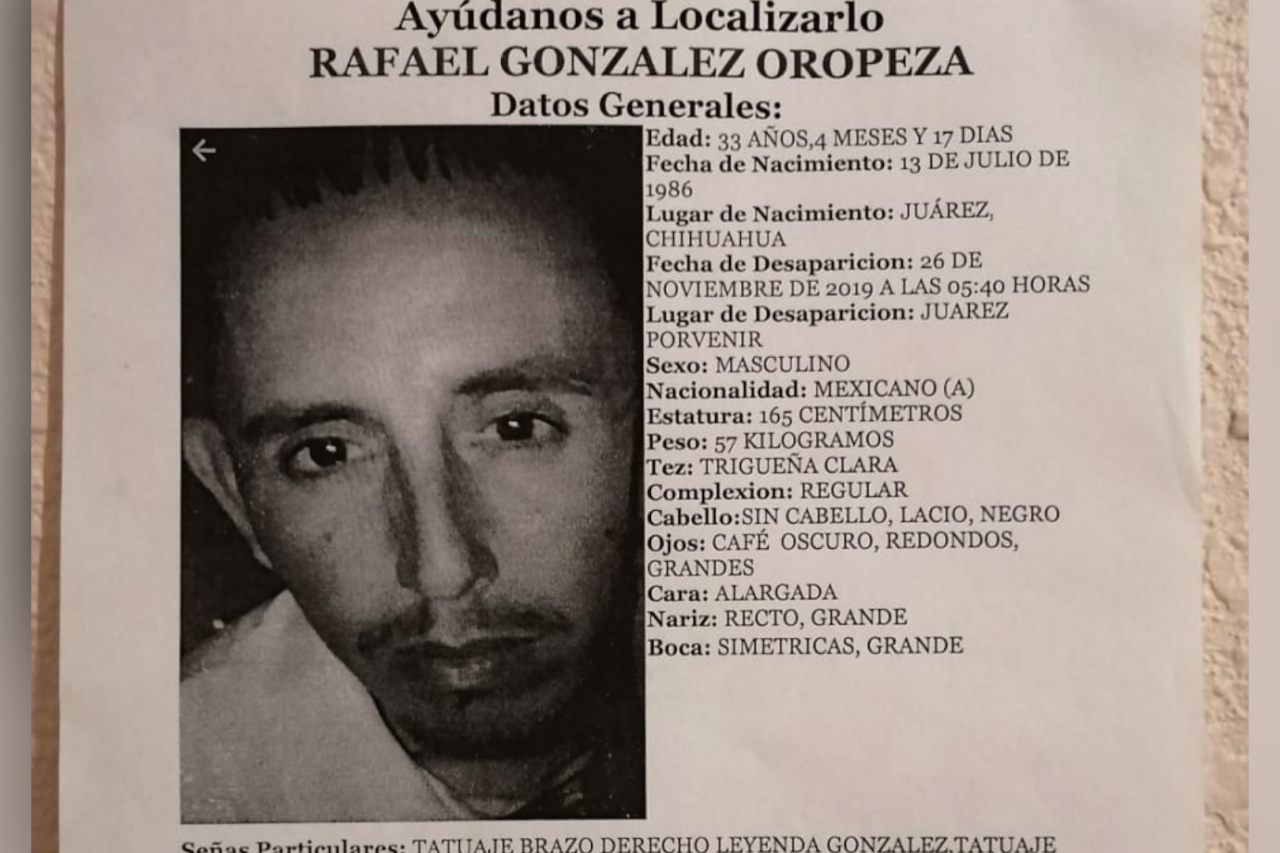 Buscan a Rafael González; desapareció en el poblado de San Agustín