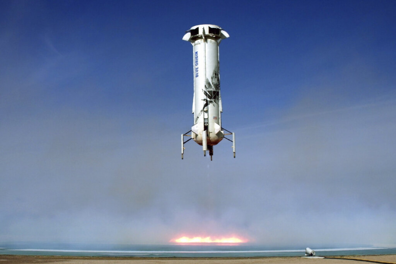 Cohete de Blue Origin lanza cápsula espacial por 6ta ocasión