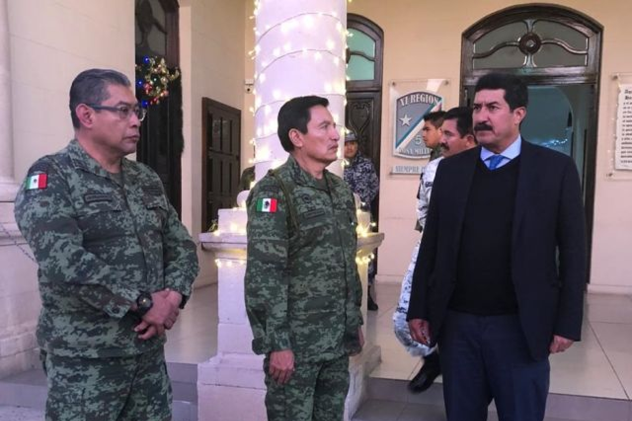 Da Gobernador bienvenida a nuevo comandante de la XI Región Militar