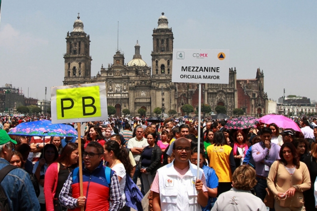 Realiza Ciudad de México primer Macrosimulacro de 2020