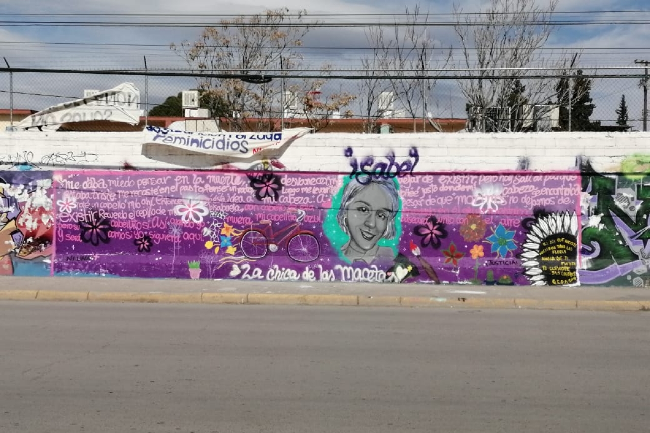 Con murales rinden homenaje a Isabel Cabanillas