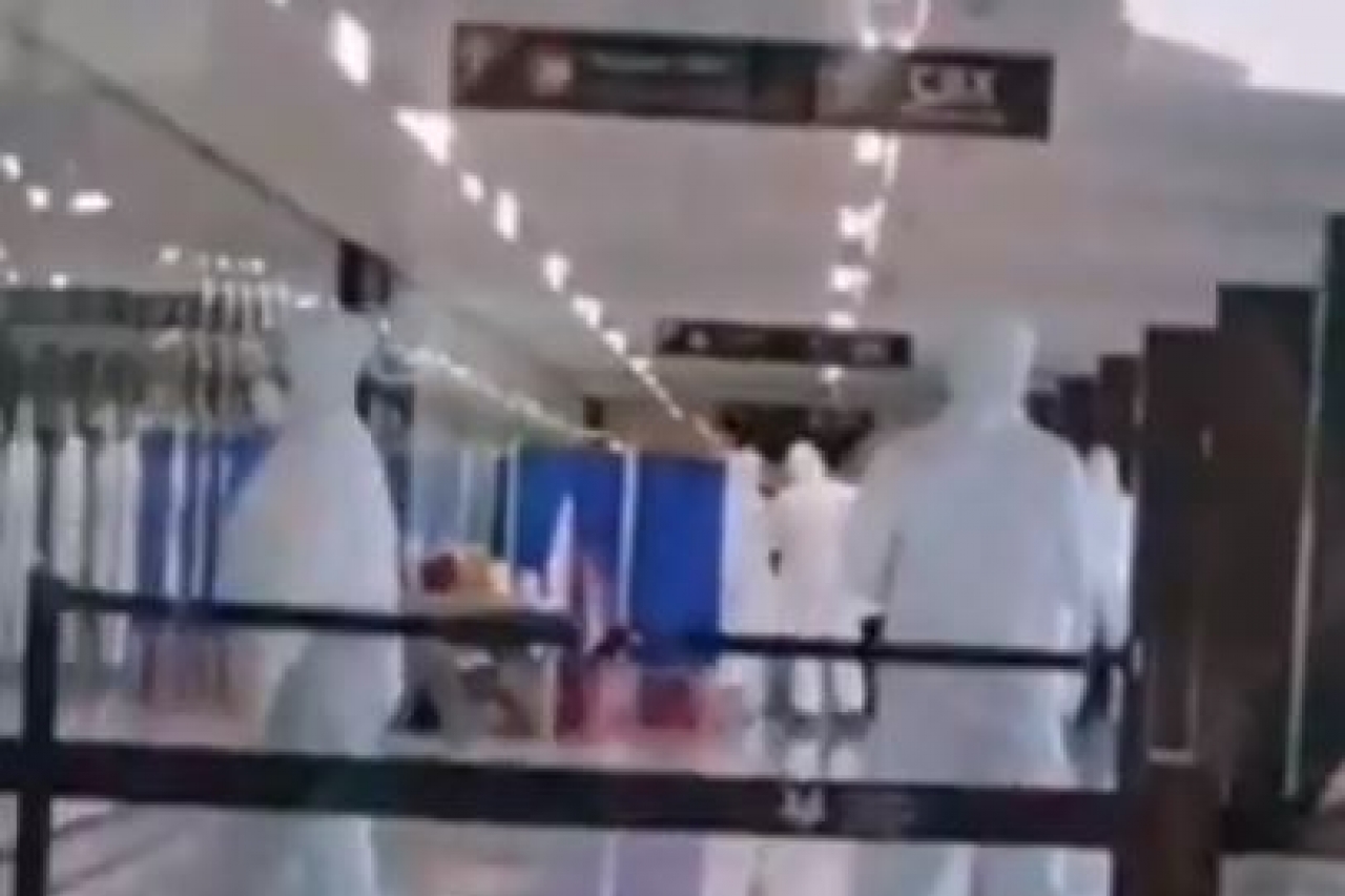 Inicia operaciones filtro sanitario en Aeropuerto de Tijuana