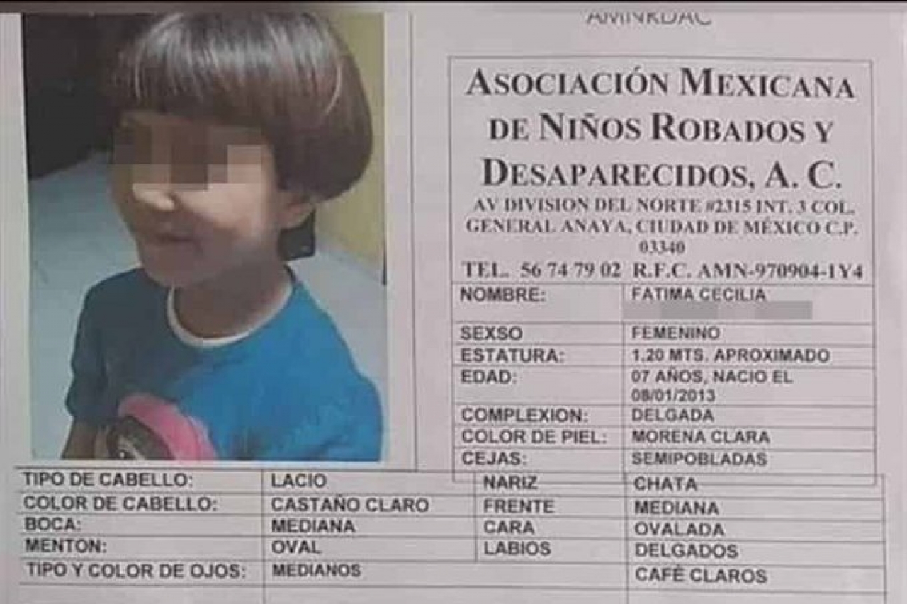 Necropsia no arroja robo de órganos en caso Fátima: fiscal
