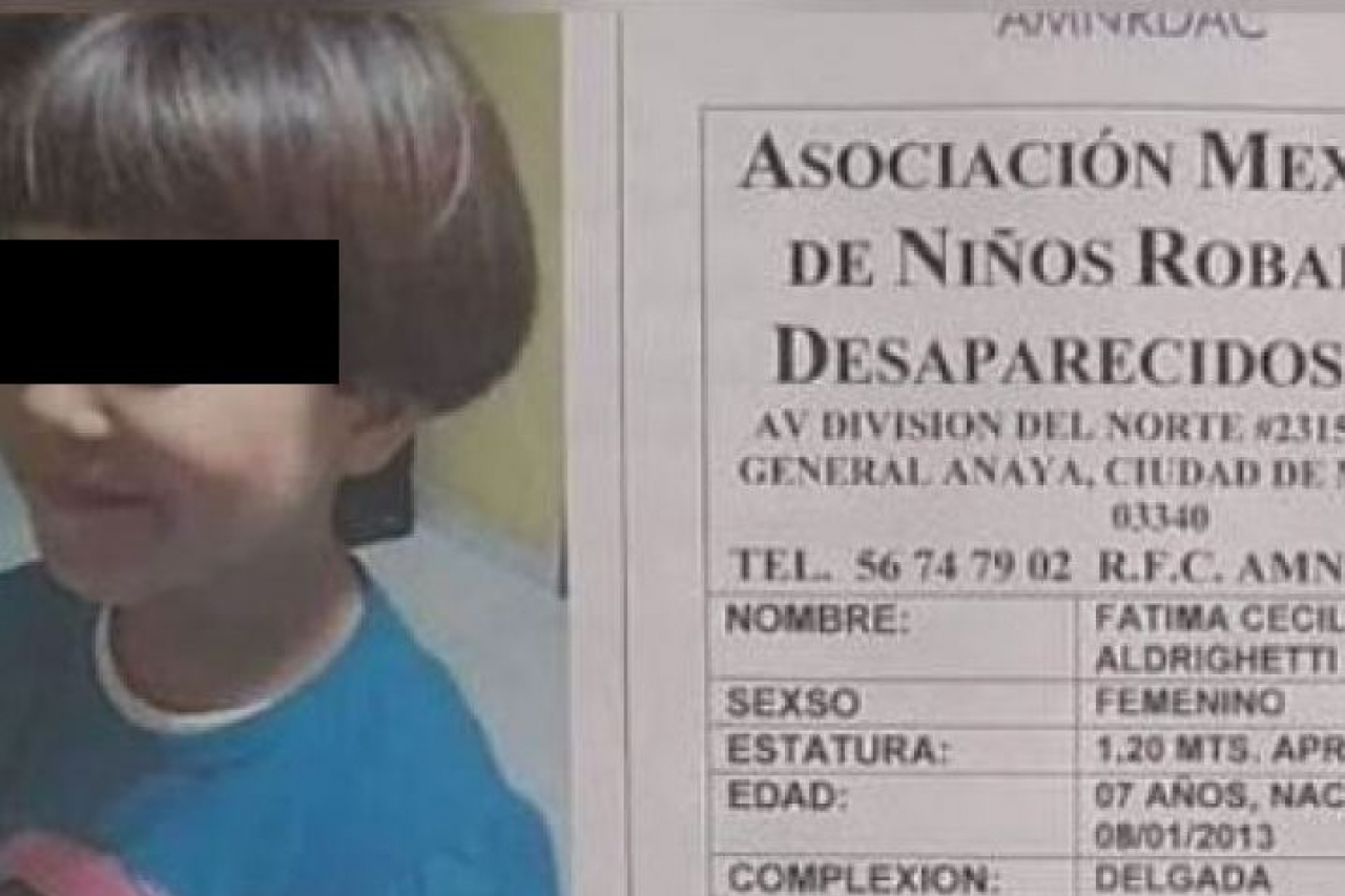 Investigan a escuela por desaparición de niña Fátima