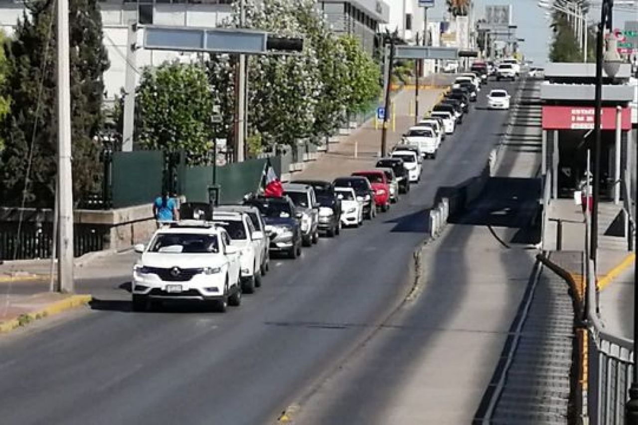 Marchan en Chihuahua contra gobierno de AMLO