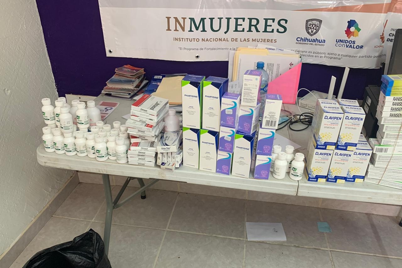 Entregan medicamentos a centros comunitarios de Cuauhtémoc