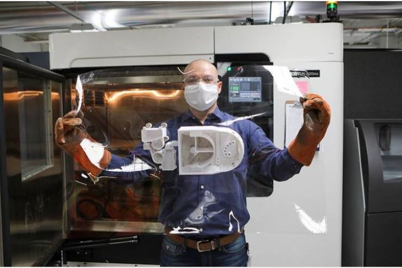 Desarrollan ventilador impreso en 3D para hospitales