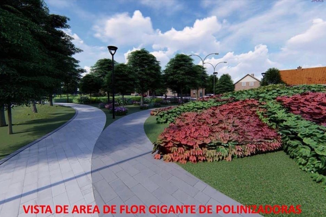 Así serán las rotondas que tendrá el parque lineal Cuatro Siglos