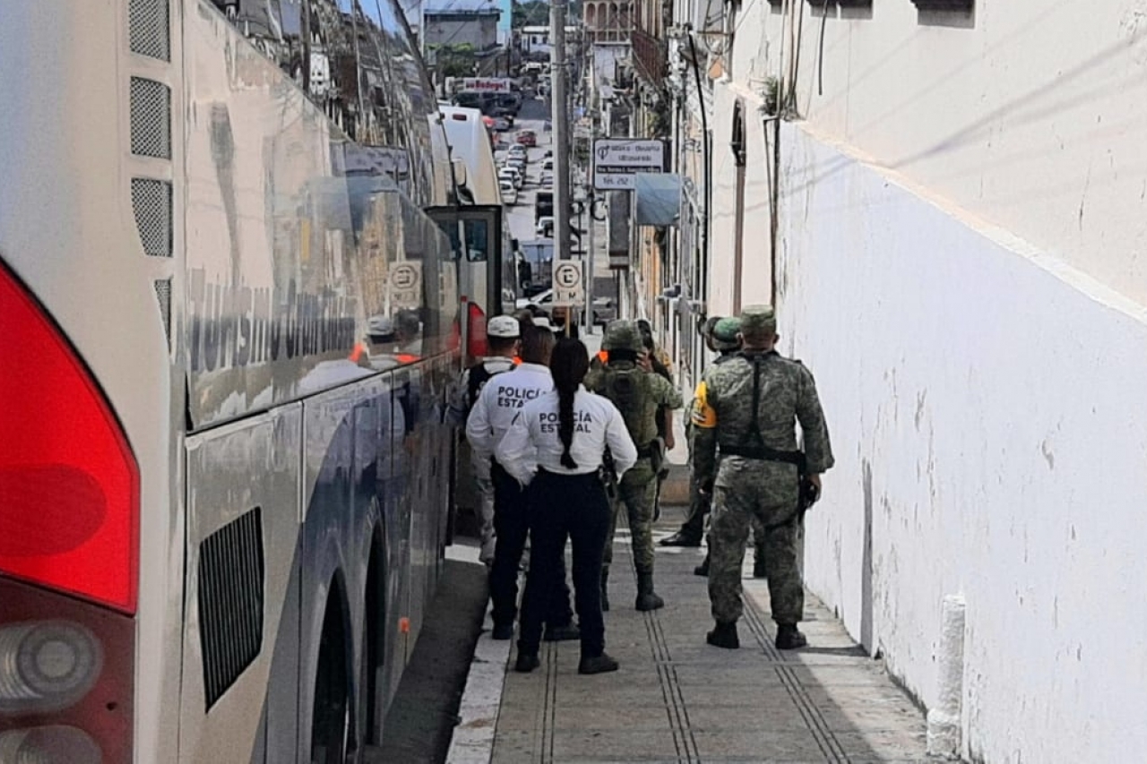 Blindan traslado de 150 migrantes centroamericanos en Tampico