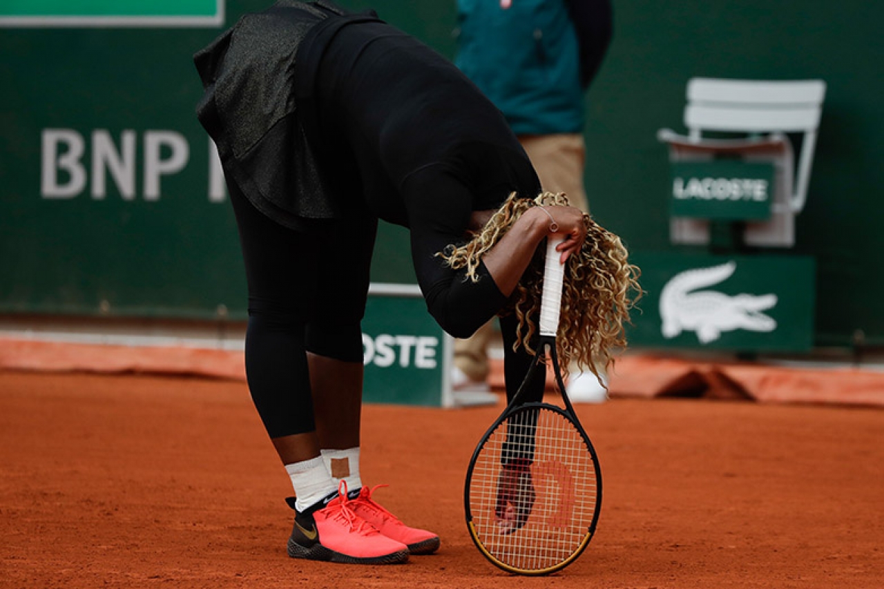 Serena Williams deja Roland Garros por lesión en tendón de Aquiles