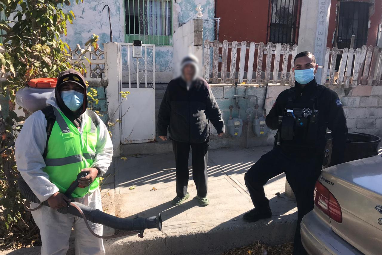 Sanitizan 26 viviendas donde hubo personas infectadas con Covid