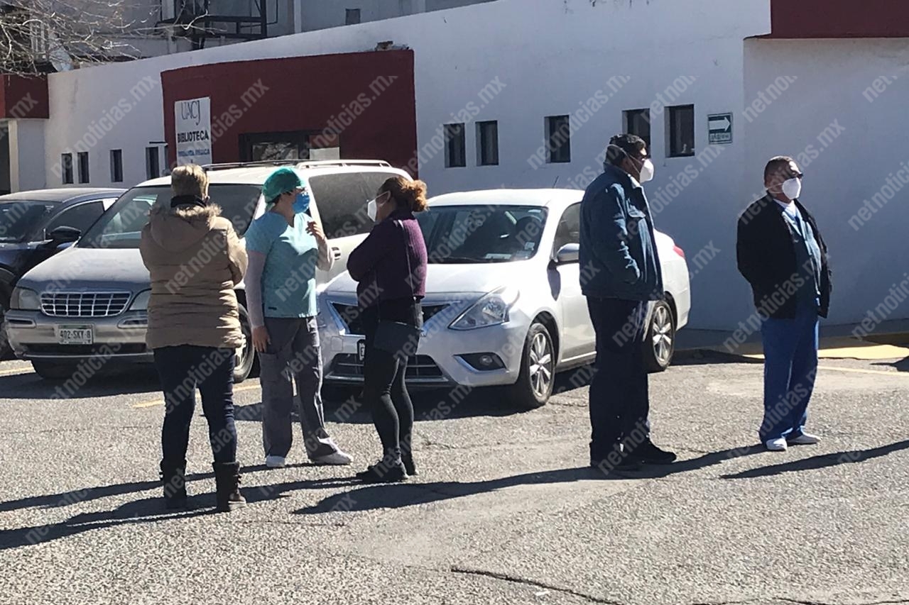 Vacunan contra Covid-19 a personal del HG de Juárez 
