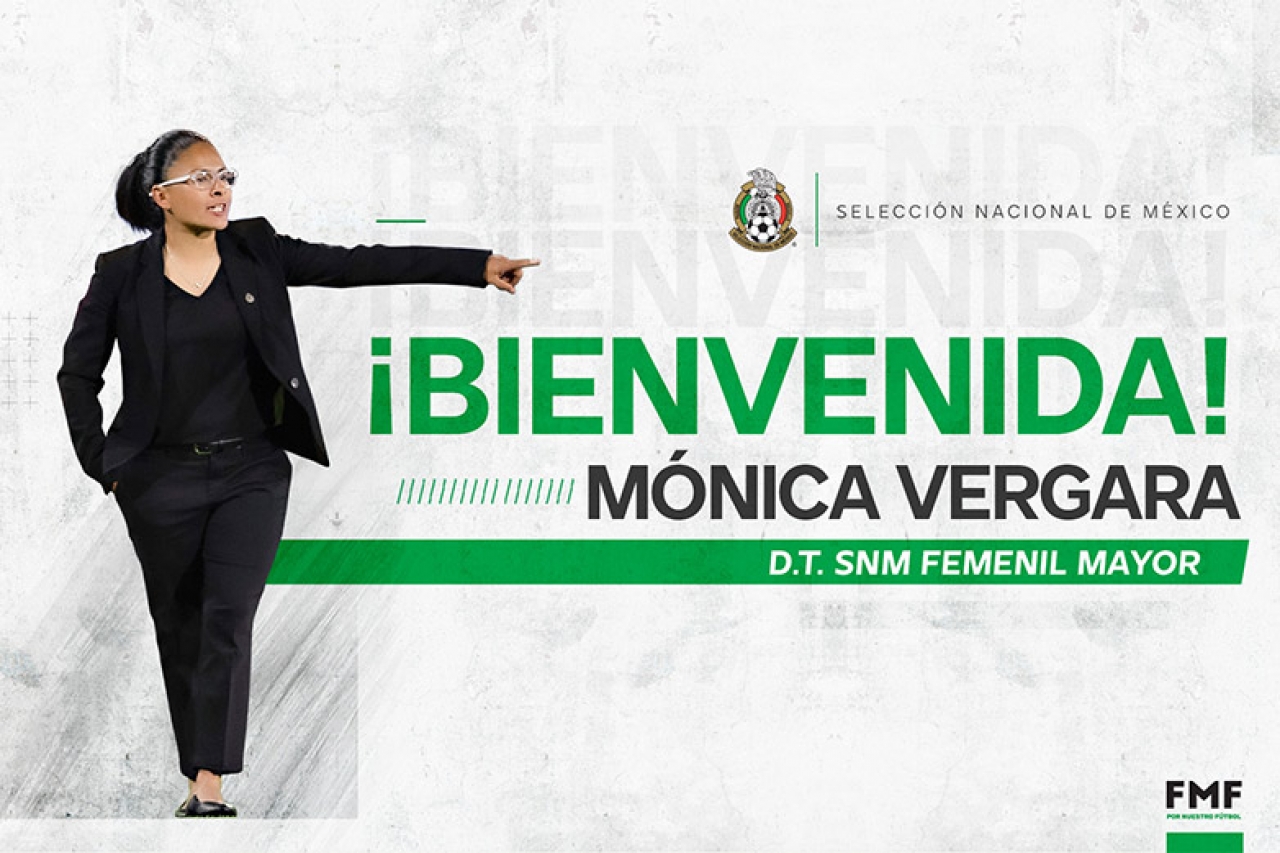 Mónica Vergara es la nueva entrenadora de la Selección mexicana Femenil