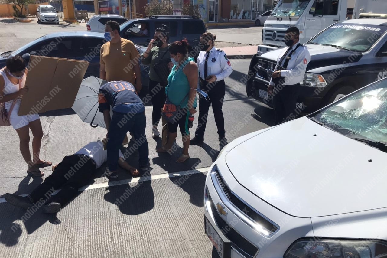 Conductor atropella y lesiona a hombre en Paseo de la Victoria