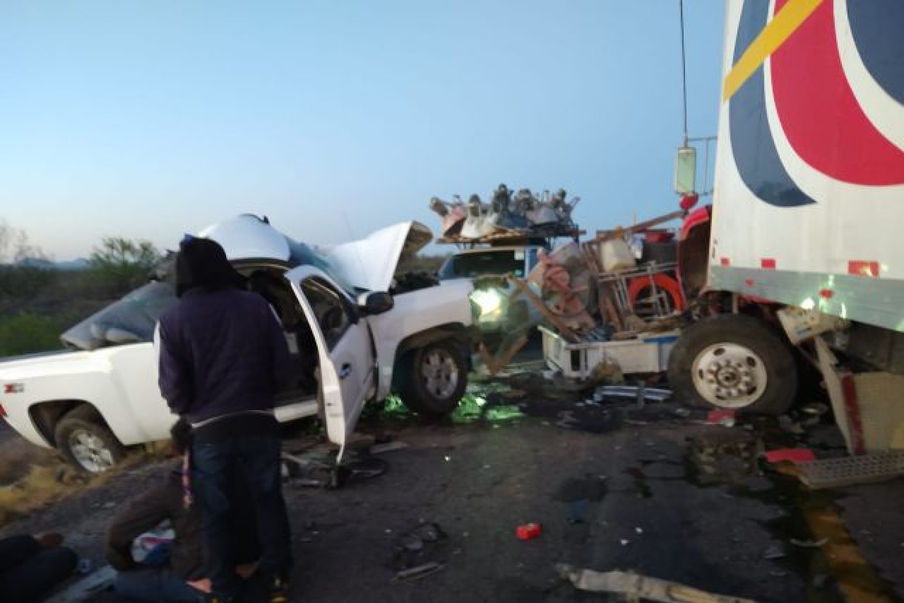 Funcionaria estatal sufre aparatoso accidente en vía Chihuahua-Parral