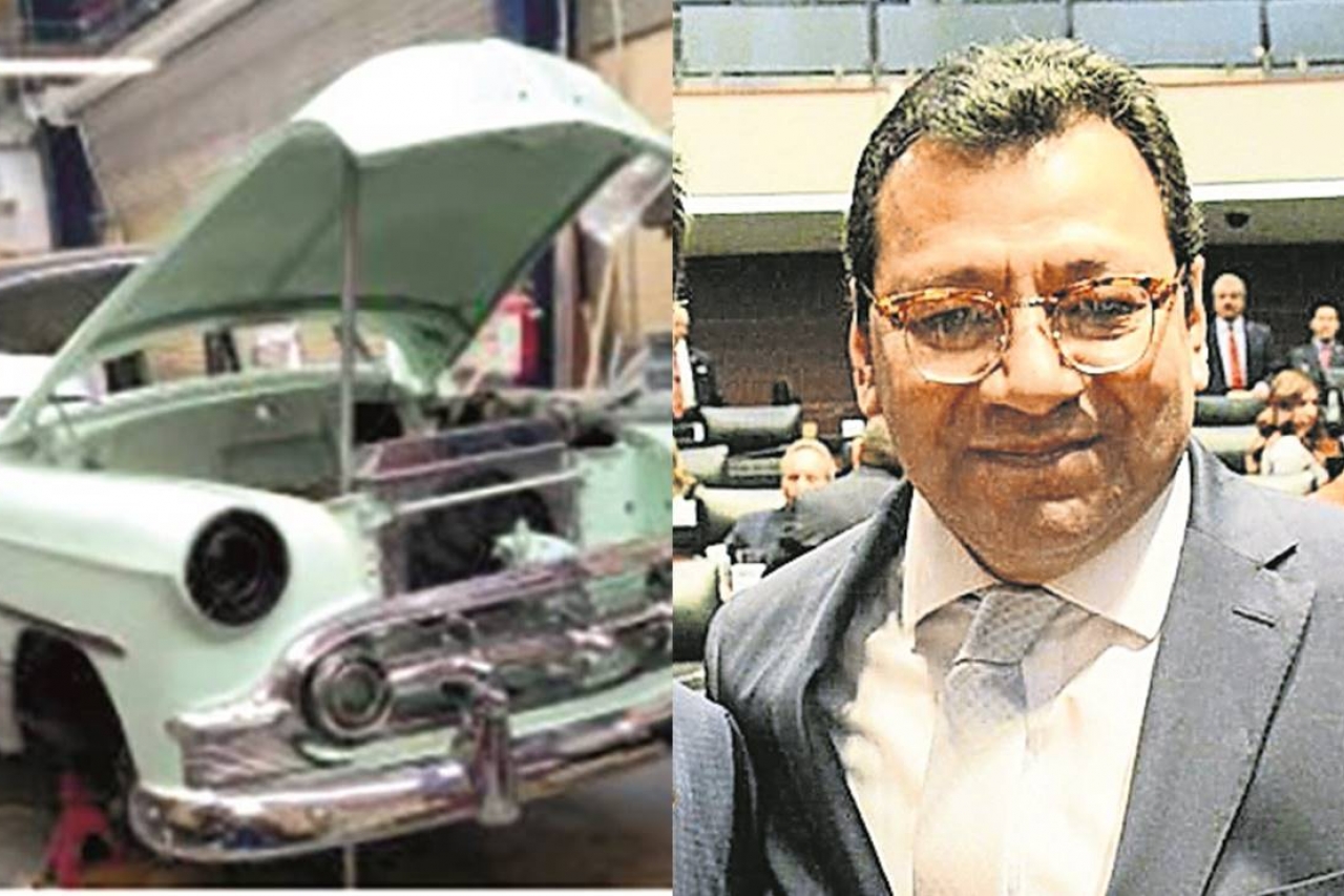 Magistrado usa taller de Tribunal para reparar sus autos clásicos