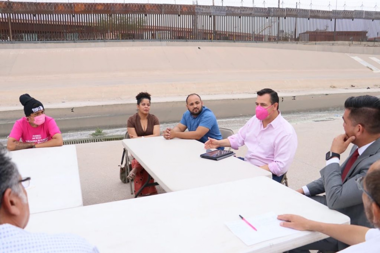 Realiza Alejandro Díaz foro de migración en el río Bravo