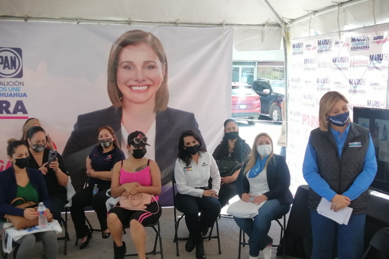 Promete Maru Campos más guarderías en Juárez