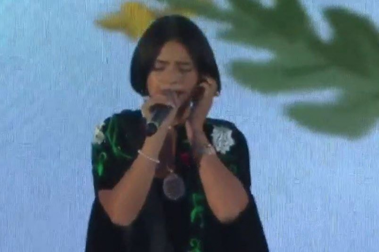 ¿Multa a Ángela Aguilar por Himno Nacional? esto dijo la Segob