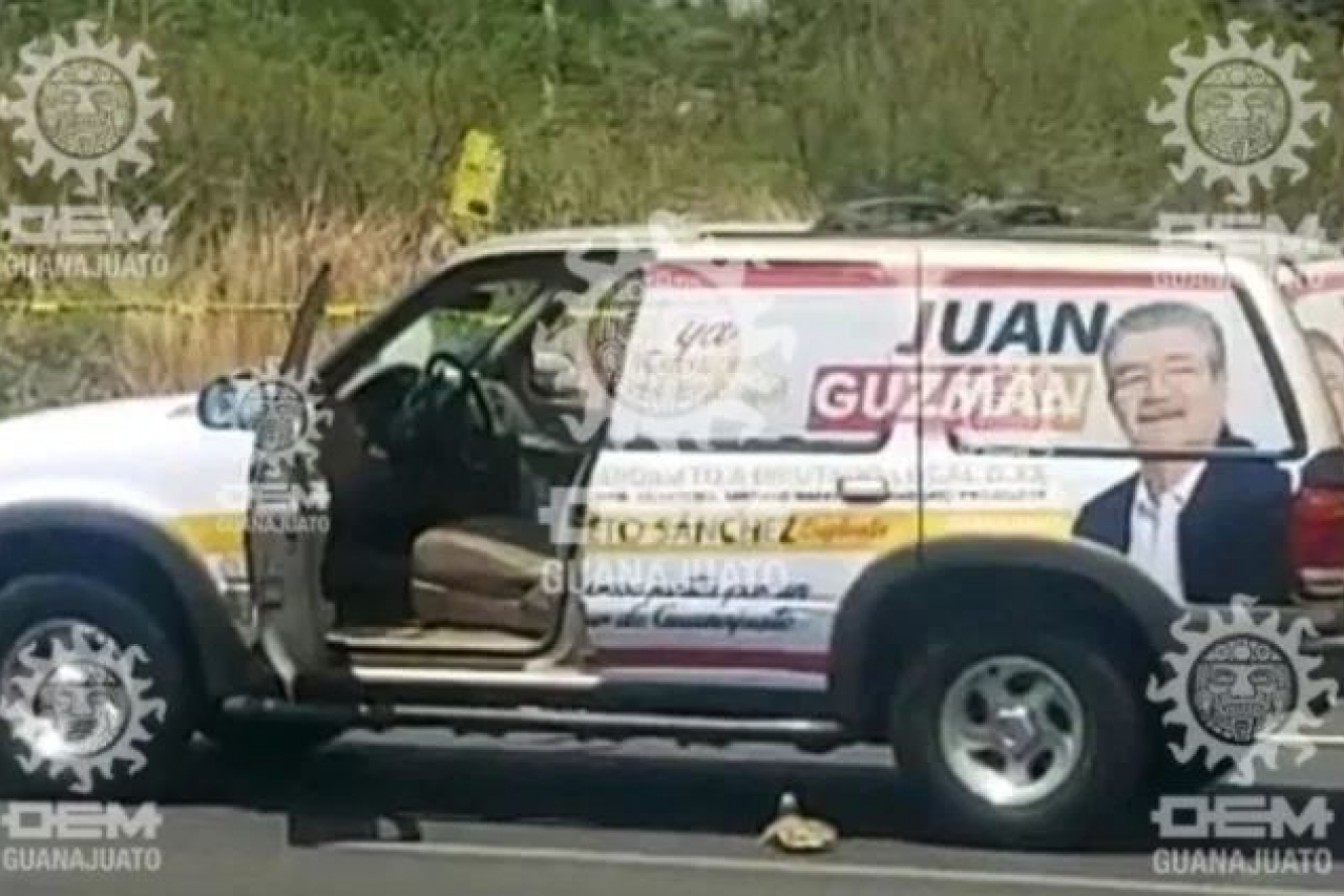 Atacan a balazos a candidato en Moroleón, Guanajuato