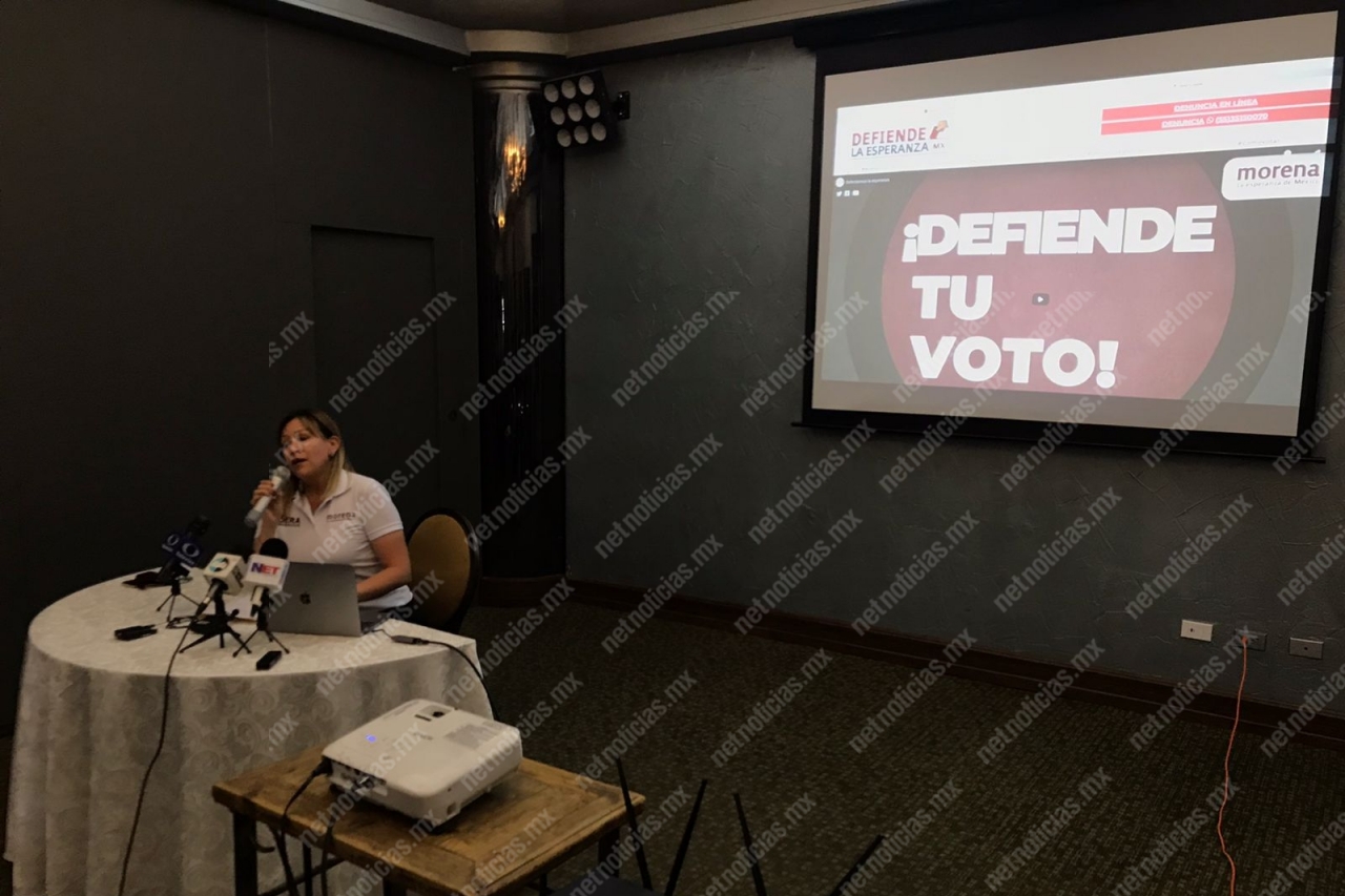 Presenta Morena plataforma para denunciar delitos electorales