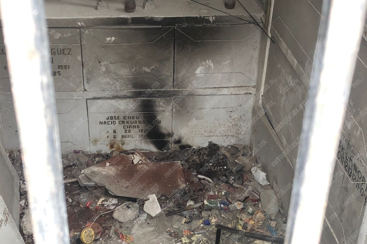 Roban ataúd con restos en panteón Tepeyac