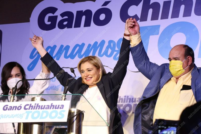 Maru Campos se declara ganadora - Estatal