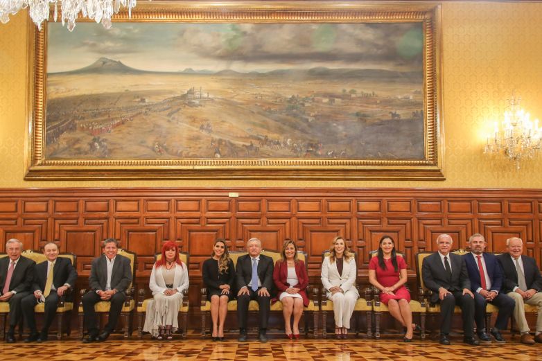 Se reúnen con AMLO Gobernadores electos de Morena 